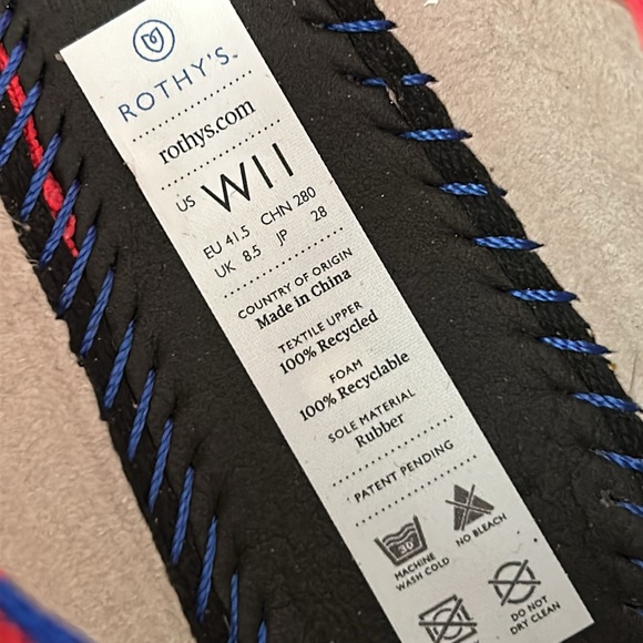 - ROTHYS RED POINTED FLATS - Picture 6 of 7